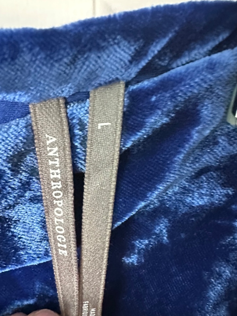 Anthropologie The Tilda Maxii In Sapphire NWOT - Picture 5 of 6